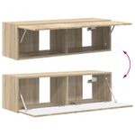 Casa si Gradina - Mobilier - Seturi de mobilier - Seturi living - Set de mobilier 3 pcs Stejar Sonoma - Infinity.ro