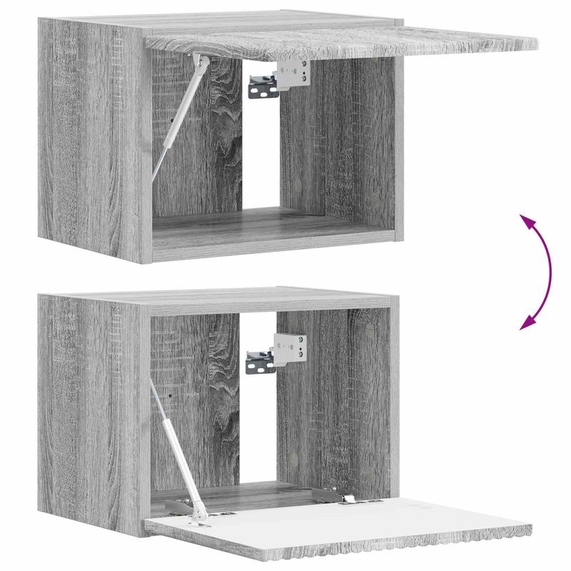 Casa si Gradina - Mobilier - Seturi de mobilier - Seturi living - Set de mobilier 3 pcs Gri Sonoma - Infinity.ro