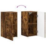 Casa si Gradina - Mobilier - Seturi de mobilier - Seturi living - Set de mobilier 3 pcs Stejar fumuriu - Infinity.ro