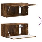 Casa si Gradina - Mobilier - Seturi de mobilier - Seturi living - Set de mobilier 3 pcs Stejar fumuriu - Infinity.ro