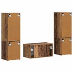 Casa si Gradina - Mobilier - Seturi de mobilier - Seturi living - Set de mobilier 3 pcs Lemn Vechi - Infinity.ro