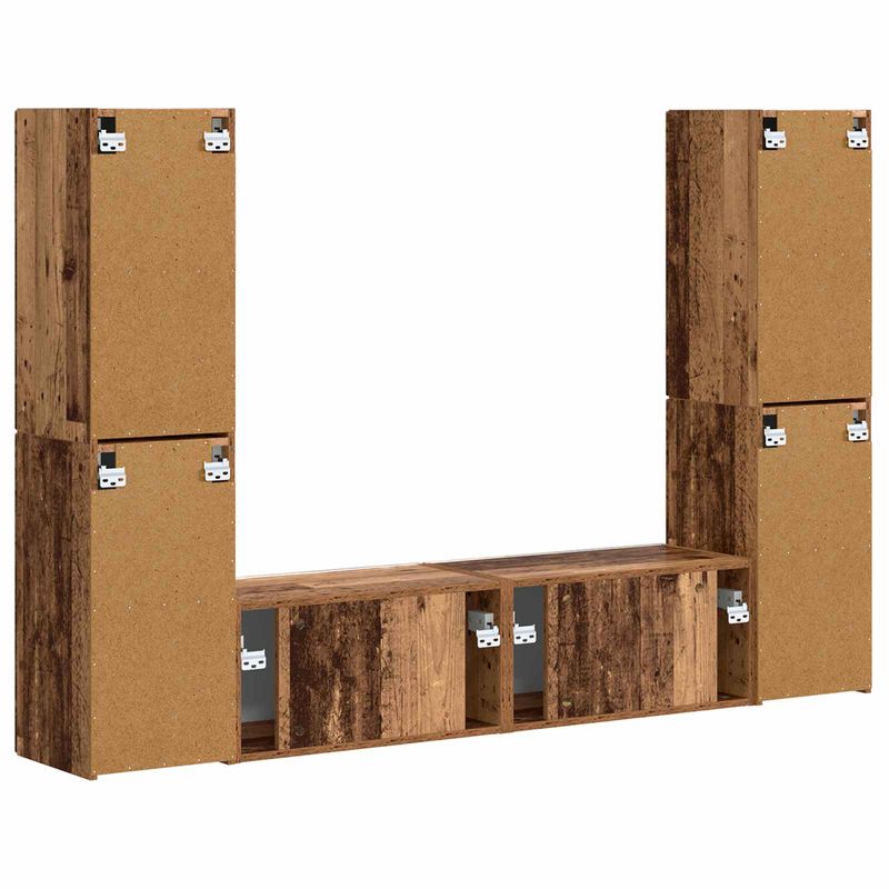 Casa si Gradina - Mobilier - Seturi de mobilier - Seturi living - Set de mobilier 3 pcs Lemn Vechi - Infinity.ro