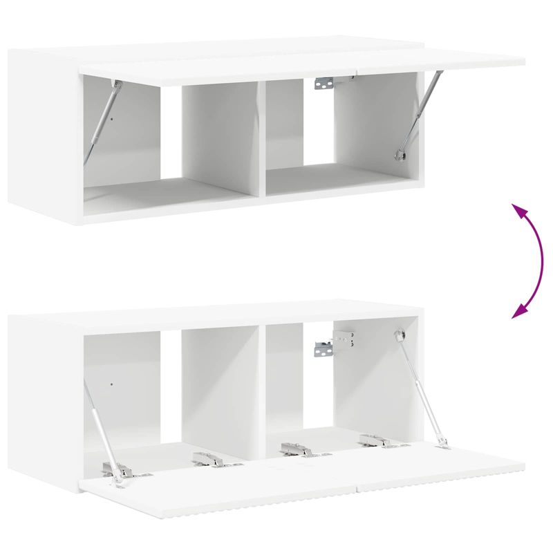 Casa si Gradina - Mobilier - Seturi de mobilier - Seturi living - Set de mobilier 4 pcs, Alb - Infinity.ro