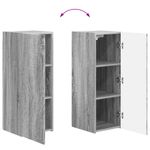 Casa si Gradina - Mobilier - Seturi de mobilier - Seturi living - Set de mobilier 3 pcs Gri Sonoma - Infinity.ro