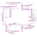 Casa si Gradina - Mobilier - Seturi de mobilier - Seturi living - Set de mobilier 4 pcs, Gri din beton - Infinity.ro