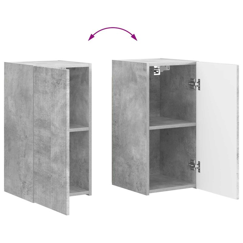 Casa si Gradina - Mobilier - Seturi de mobilier - Seturi living - Set de mobilier 3 pcs Gri din beton - Infinity.ro