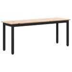 Casa si Gradina - Mobilier - Canapele si coltare - Banchete - Banca natural 110 x 35 x 45 cm Lemn de pin masiv - Infinity.ro