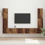 Casa si Gradina - Mobilier - Seturi de mobilier - Seturi living - Set de mobilier 4 pcs, Lemn Vechi - Infinity.ro