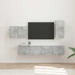 Casa si Gradina - Mobilier - Seturi de mobilier - Seturi living - Set de mobilier 4 pcs, Gri din beton - Infinity.ro