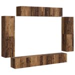 Casa si Gradina - Mobilier - Seturi de mobilier - Seturi living - Set de mobilier 4 pcs, Lemn Vechi - Infinity.ro