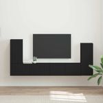 Casa si Gradina - Mobilier - Seturi de mobilier - Seturi living - Set de mobilier 4 pcs, Negru - Infinity.ro