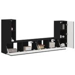 Casa si Gradina - Mobilier - Seturi de mobilier - Seturi living - Set de mobilier 4 pcs, Negru - Infinity.ro