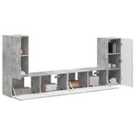 Casa si Gradina - Mobilier - Seturi de mobilier - Seturi living - Set de mobilier 4 pcs, Gri din beton - Infinity.ro