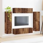 Casa si Gradina - Mobilier - Seturi de mobilier - Seturi living - Set de mobilier 4 pcs, Lemn Vechi - Infinity.ro