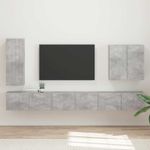 Casa si Gradina - Mobilier - Seturi de mobilier - Seturi living - Set de mobilier 6 pcs, Gri din beton - Infinity.ro