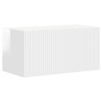 Casa si Gradina - Mobilier - Seturi de mobilier - Seturi living - Set de mobilier 4 pcs, Alb lucios - Infinity.ro