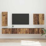 Casa si Gradina - Mobilier - Seturi de mobilier - Seturi living - Set de mobilier 6 pcs, Lemn Vechi - Infinity.ro