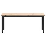Casa si Gradina - Mobilier - Canapele si coltare - Banchete - Banca natural 110 x 35 x 45 cm Lemn de pin masiv - Infinity.ro