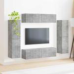 Casa si Gradina - Mobilier - Seturi de mobilier - Seturi living - Set de mobilier 4 pcs, Gri din beton - Infinity.ro