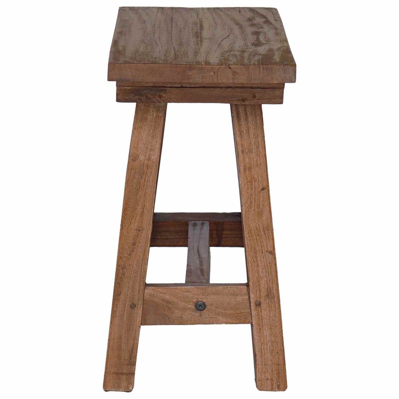 Casa si Gradina - Mobilier - Canapele si coltare - Banchete - Banca natural 50 x 26 x 45 cm Lemn de mahon - Infinity.ro