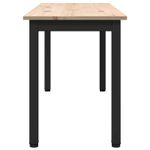 Casa si Gradina - Mobilier - Canapele si coltare - Banchete - Banca natural 110 x 35 x 45 cm Lemn de pin masiv - Infinity.ro