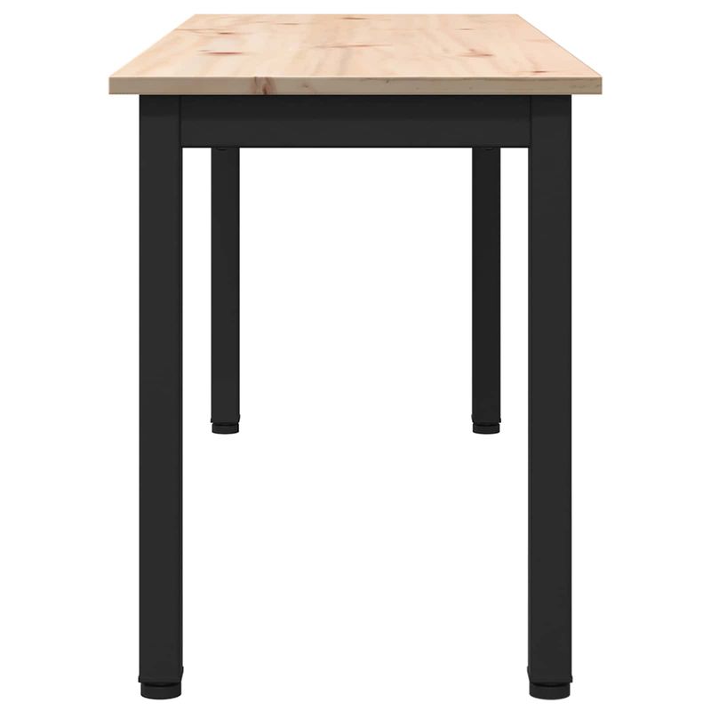 Casa si Gradina - Mobilier - Canapele si coltare - Banchete - Banca natural 110 x 35 x 45 cm Lemn de pin masiv - Infinity.ro