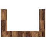 Casa si Gradina - Mobilier - Seturi de mobilier - Seturi living - Set de mobilier 4 pcs, Lemn Vechi - Infinity.ro