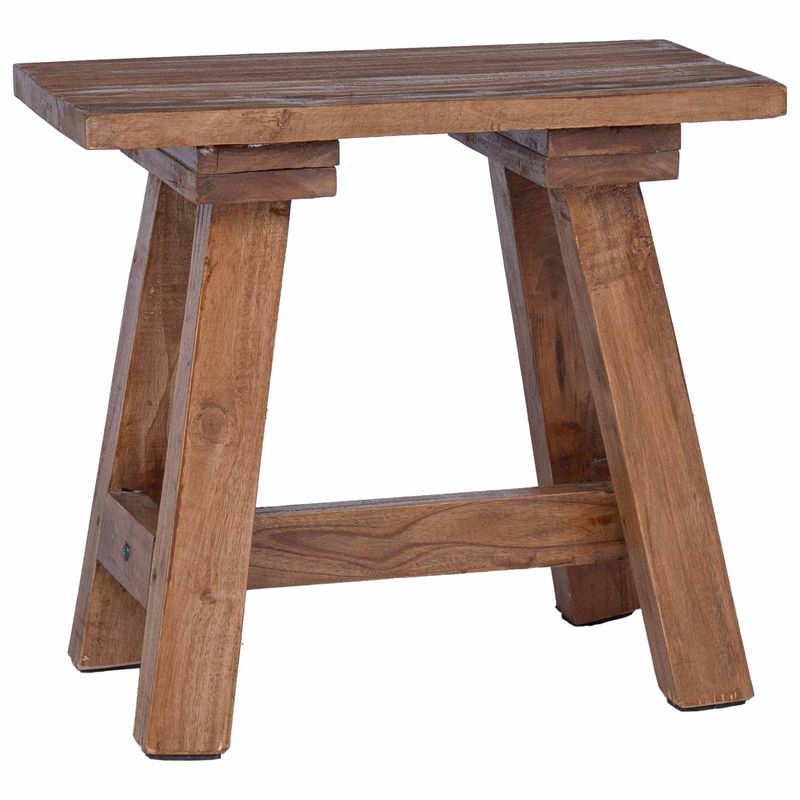 Casa si Gradina - Mobilier - Canapele si coltare - Banchete - Banca natural 50 x 26 x 45 cm Lemn de mahon - Infinity.ro
