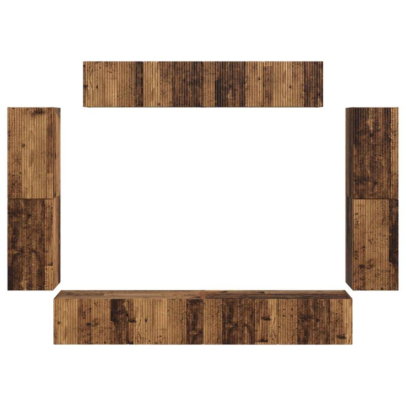 Casa si Gradina - Mobilier - Seturi de mobilier - Seturi living - Set de mobilier 4 pcs, Lemn Vechi - Infinity.ro