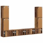 Casa si Gradina - Mobilier - Seturi de mobilier - Seturi living - Set de mobilier 4 pcs, Lemn Vechi - Infinity.ro