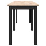 Casa si Gradina - Mobilier - Canapele si coltare - Banchete - Banca natural 160 x 35 x 45 cm Lemn de pin masiv - Infinity.ro
