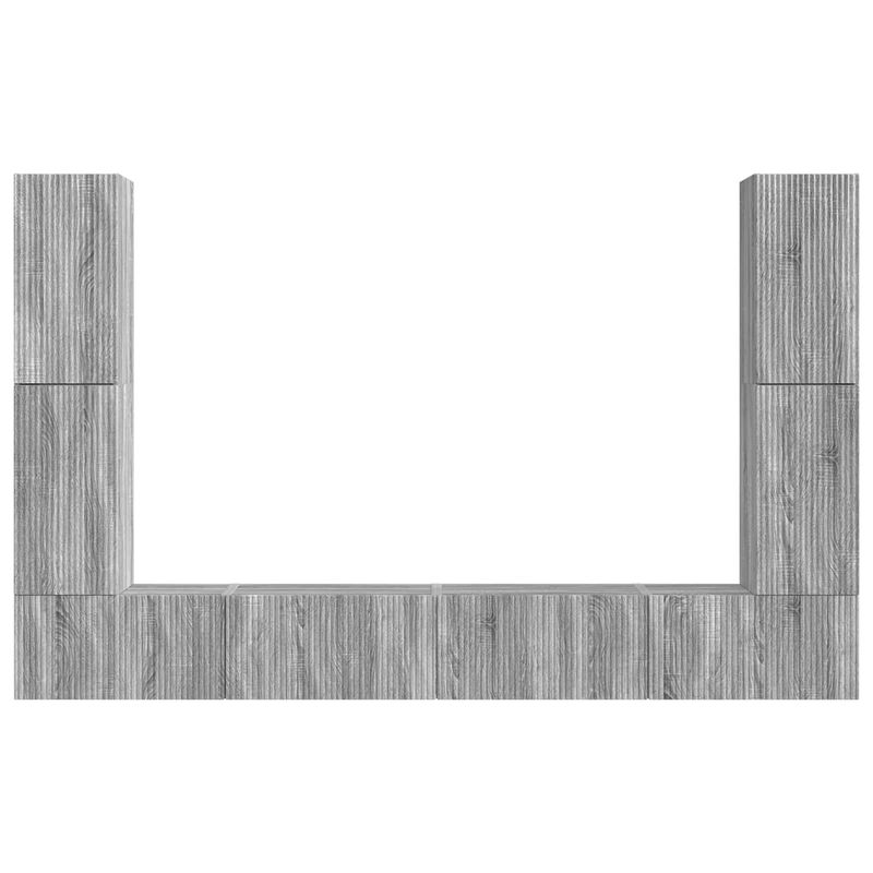 Casa si Gradina - Mobilier - Seturi de mobilier - Seturi living - Set de mobilier 4 pcs, Gri Sonoma - Infinity.ro