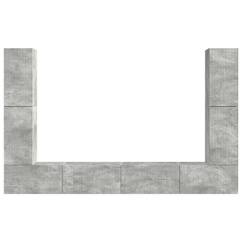 Casa si Gradina - Mobilier - Seturi de mobilier - Seturi living - Set de mobilier 4 pcs, Gri din beton - Infinity.ro