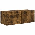 Casa si Gradina - Mobilier - Seturi de mobilier - Seturi living - Set de mobilier 4 pcs, Stejar fumuriu - Infinity.ro