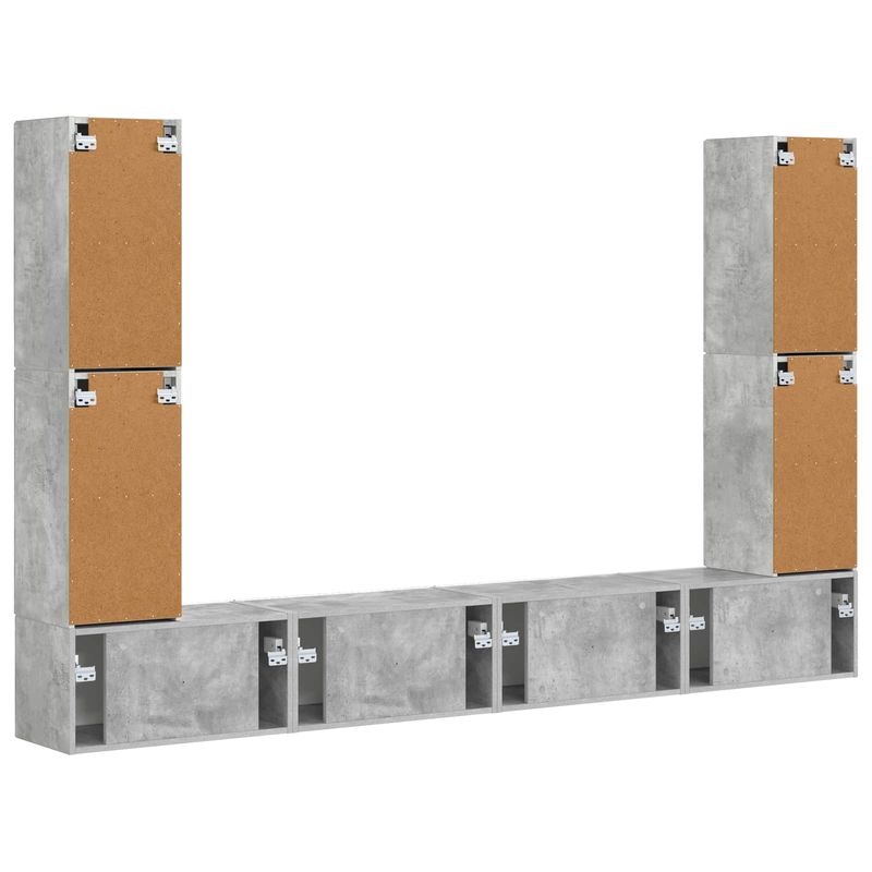Casa si Gradina - Mobilier - Seturi de mobilier - Seturi living - Set de mobilier 4 pcs, Gri din beton - Infinity.ro