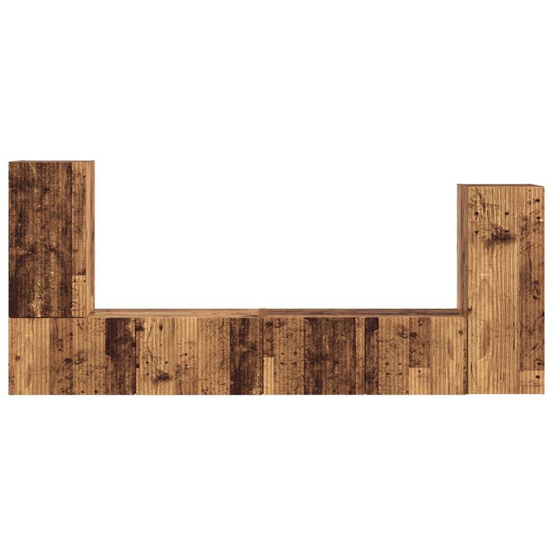 Casa si Gradina - Mobilier - Seturi de mobilier - Seturi living - Set de mobilier 4 pcs, Lemn Vechi - Infinity.ro