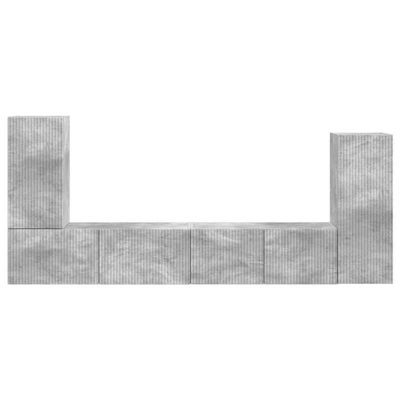Casa si Gradina - Mobilier - Seturi de mobilier - Seturi living - Set de mobilier 4 pcs, Gri din beton - Infinity.ro