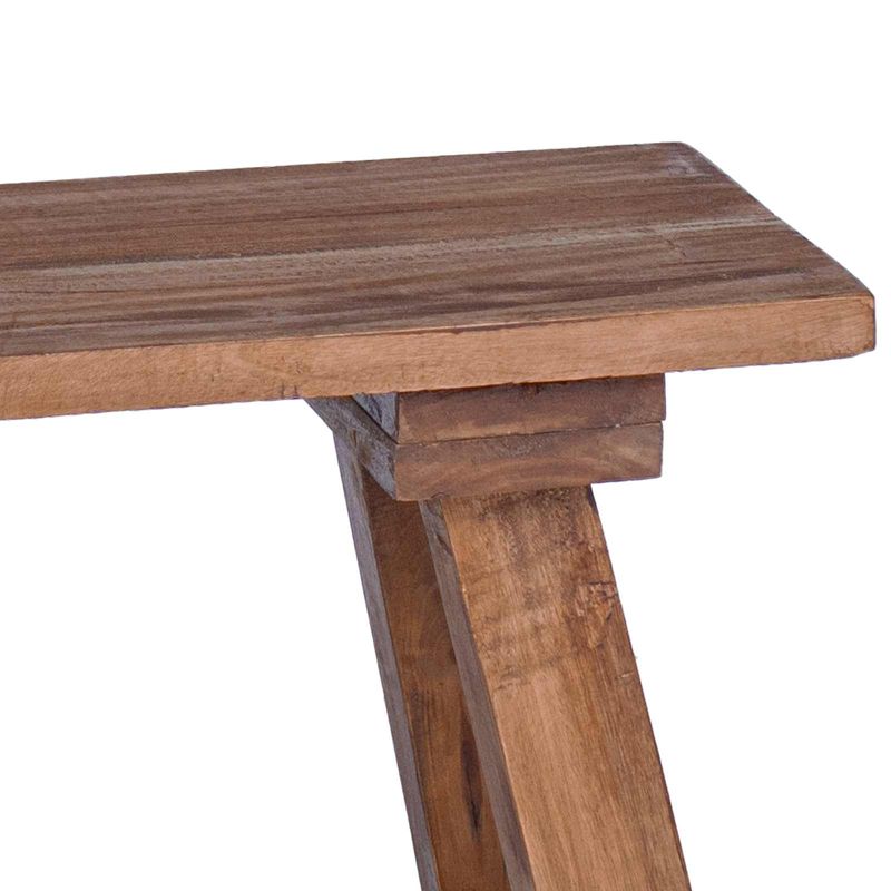 Casa si Gradina - Mobilier - Canapele si coltare - Banchete - Banca natural 50 x 26 x 45 cm Lemn de mahon - Infinity.ro
