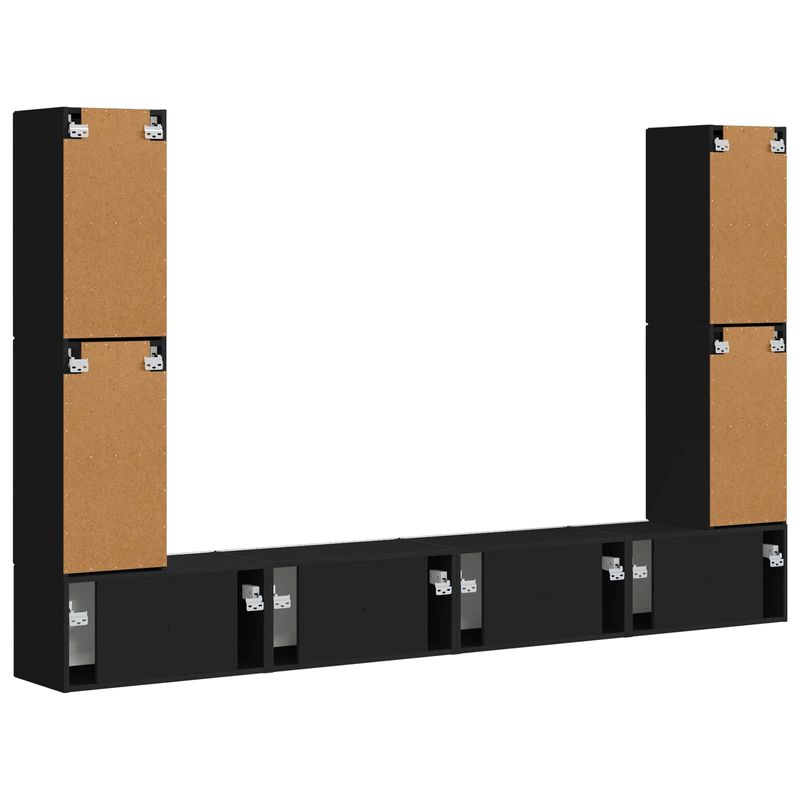Casa si Gradina - Mobilier - Seturi de mobilier - Seturi living - Set de mobilier 4 pcs, Negru - Infinity.ro