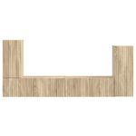 Casa si Gradina - Mobilier - Seturi de mobilier - Seturi living - Set de mobilier 4 pcs, Stejar Sonoma - Infinity.ro