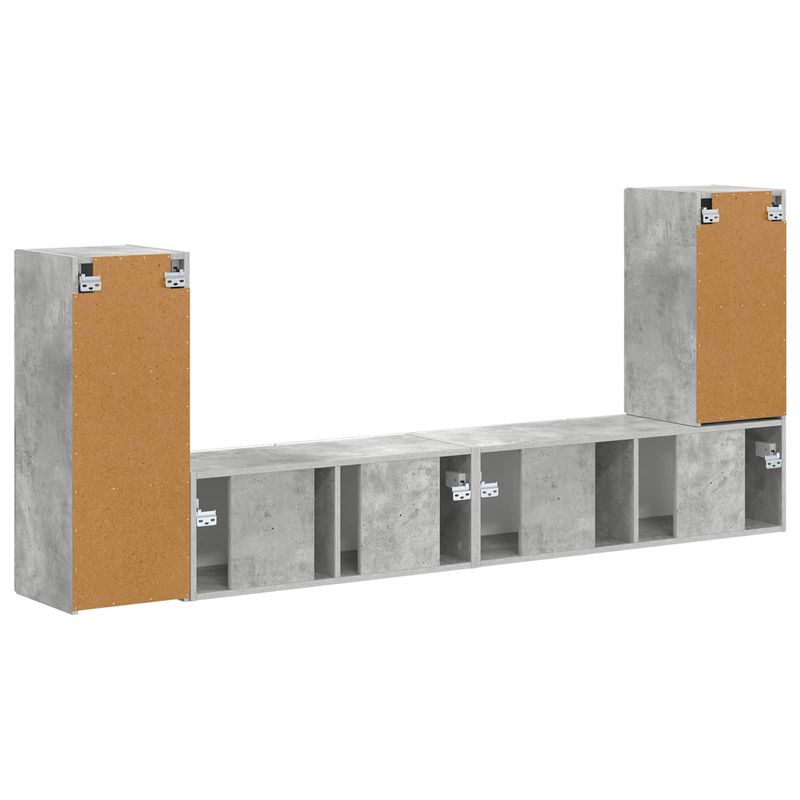 Casa si Gradina - Mobilier - Seturi de mobilier - Seturi living - Set de mobilier 4 pcs, Gri din beton - Infinity.ro