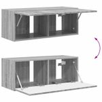 Casa si Gradina - Mobilier - Seturi de mobilier - Seturi living - Set de mobilier 4 pcs, Gri Sonoma - Infinity.ro