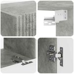 Casa si Gradina - Mobilier - Seturi de mobilier - Seturi living - Set de mobilier 4 pcs, Gri din beton - Infinity.ro