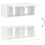 Casa si Gradina - Mobilier - Seturi de mobilier - Seturi living - Set de mobilier 6 pcs, Alb lucios - Infinity.ro
