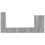Casa si Gradina - Mobilier - Seturi de mobilier - Seturi living - Set de mobilier 6 pcs, Gri Sonoma - Infinity.ro