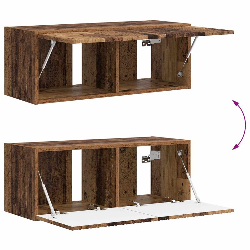 Casa si Gradina - Mobilier - Seturi de mobilier - Seturi living - Set de mobilier 4 pcs, Lemn Vechi - Infinity.ro