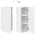 Casa si Gradina - Mobilier - Seturi de mobilier - Seturi living - Set de mobilier 6 pcs, Alb lucios - Infinity.ro