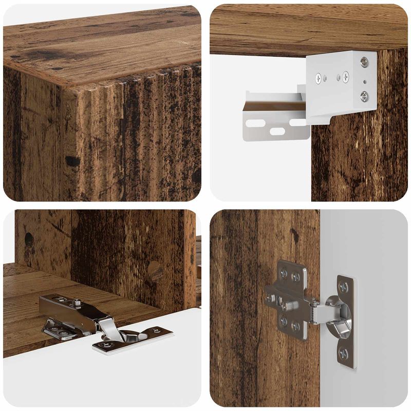 Casa si Gradina - Mobilier - Seturi de mobilier - Seturi living - Set de mobilier 6 pcs, Lemn Vechi - Infinity.ro