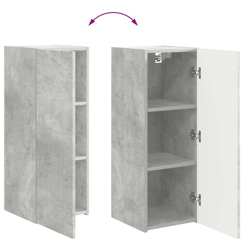 Casa si Gradina - Mobilier - Seturi de mobilier - Seturi living - Set de mobilier 4 pcs, Gri din beton - Infinity.ro