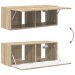 Casa si Gradina - Mobilier - Seturi de mobilier - Seturi living - Set de mobilier 4 pcs, Stejar Sonoma - Infinity.ro